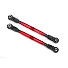 Traxxas . TRA Toe links, front, Unlimited Desert Racer red anodized