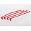 Traxxas . TRA Traxxas Body Clip Retainer Set (Red) (4)