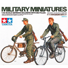 Tamiya America Inc. . TAM 1/35 German Soldiers w/Bicycle