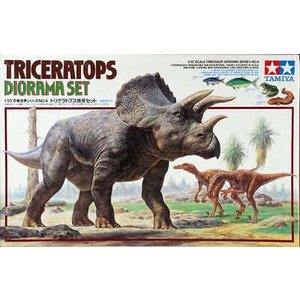 Tamiya America Inc. . TAM 1/35 Triceratops Diorama Set