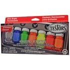 Testors Corp. . TES Fluorescent Paint Set 6pk - Enamel