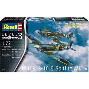 Revell of Germany . RVL 1/72 Bf109g-10 & Spitfire Kit
