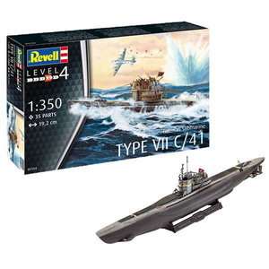 Revell of Germany . RVL 1/350 German Submarine Type VII