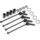 Traxxas . TRA Driveshafts, steel constant-velocity (assembled), front or rear (4) (for WideMAXX)