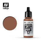 Vallejo Paints . VLJ Copper Model Air Acrylic 17 ml