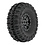 Pro Line Racing . PRO 1/24 Trencher Fr/Rr 1.0" Tires Mounted 7mm Black Impulse (4): SCX24