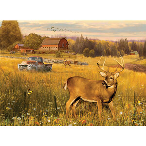 Cobble Hill . CBH Deer Field Puzzle 500pc