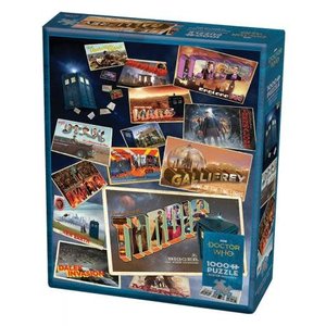 Cobble Hill . CBH Doctor Who: Postcards 1000 pc Puzzle