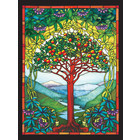 Cobble Hill . CBH Tree Of LIfe Stained Glass Puzzle 275pc