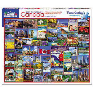 White Mountain Puzzles . WMP Best Places in Canada Puzzle 1000P