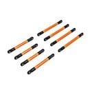 Traxxas . TRA Traxxas Suspension Link Set, Aluminum (Orange-Anodized)