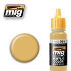 Ammo of MIG . MGA Warm Sand-yellow (17ml)