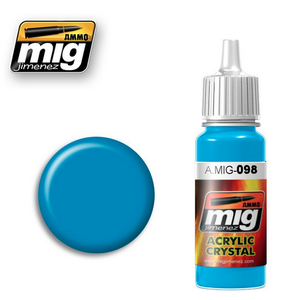Ammo of MIG . MGA Crystal Light Blue (17ml)