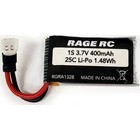 Rage RC . RGR Rage lipo battery 3.7V 400mah 25c