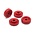 Traxxas . TRA Wheel washers, red (4)