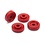 Traxxas . TRA Wheel washers, red (4)