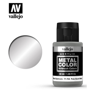 Vallejo Paints . VLJ Pale Burnt Metal Metal color (32ML)