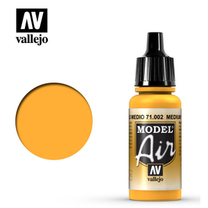 Vallejo Paints . VLJ Acrylic Yellow Model Air 17Ml
