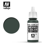 Vallejo Paints . VLJ Black Green 17Ml