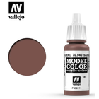 Vallejo Paints . VLJ Saddle Brown (FS30111) Acrylic 17 ml