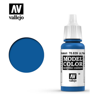 Vallejo Paints . VLJ Ultra Marine Blue Acrylic 17 ml
