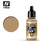 Vallejo Paints . VLJ Light Brown Model Air Acrylic 17 ml