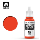 Vallejo Paints . VLJ (DISC)Orange Red (Fs21400) 17Ml