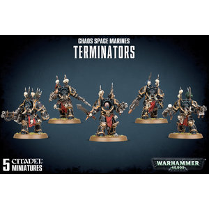 Games Workshop . GWK Warhammer 40K Chaos Space Marines Terminators