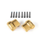 Traxxas . TRA Axle Cover, Brass (8 Grams) (2)