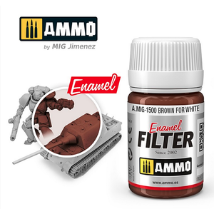 Ammo of MIG . MGA Brown For White (35ml)