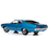 American Muscle Diecast . AMD (DISC) American Muscle 1/18 1970 Ford Torino Cobra Fastback (Hemmings Muscle Machines) - Meduim Blue Met