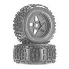 Arrma . ARA 1/8 dBoots Backflip Monster Truck 6S Front/Rear 3.8 Pre-Mounted Tires, 17mm Hex (2)