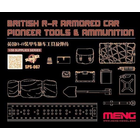 Meng . MEG 1/35 British R-R Armoured Car tools & ammunition