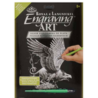 Royal (art supplies) . ROY Silver  Engraving  Art Screaming Griffin