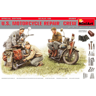 Miniart . MNA 1/35 U.S. Motorcycle Repair Crew ,Special Edition