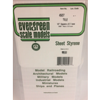 Evergreen Scale Models . EVG Square tile 1/2"-Evergreen