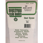 Evergreen Scale Models . EVG BOARD & BATTEN .100""