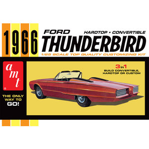 AMT\ERTL\Racing Champions.AMT 1/25 1966 Ford Thunderbird Hardtop Converible