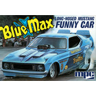 MPC . MPC BLUE MAX LONG NOSE MUSTANG FUNNY CAR (1/25)