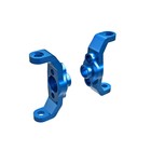 Traxxas . TRA Traxxas Caster Blocks, 6061-T6 Aluminum (Blue) (Left & Right)