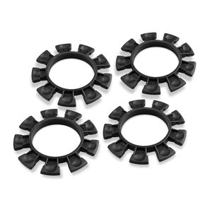 J Concepts . JCO JConcepts - Satellite tire gluing rubber bands - black - 1/10, SCT & 1/8