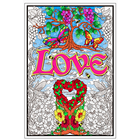 Stuff To Color . SFC 22 x 32.5 Wall Poster Love Garden