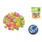 Krafty Kids . KFK Glossy Round Beads Asst Pastel Blend