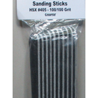 Hobby Stix . HSX 100/100 Grit Coarse Sanding Sticks
