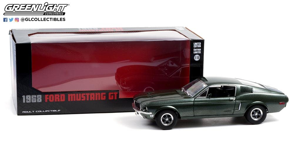 1/18 1968 Ford Mustang Gt Fastback Highland Green