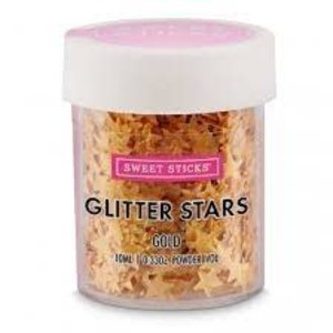 Sweet Sticks . SWT Edible Gold Glitter Stars