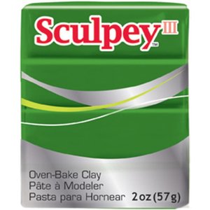 Sculpey/Polyform . SCU Leaf Green - Sculpey Clay 2oz