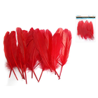 CraftMedley . CMD 8" Goose Feathers x12 G) Red