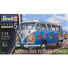 Revell of Germany . RVL 1/24 VW T1 Samba Bus Flower Power