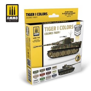 Ammo of MIG . MGA Tiger I Colors Set